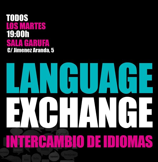Intercambio de Idiomas con Paco Gutiérrez Martes 20 Marzo 2018