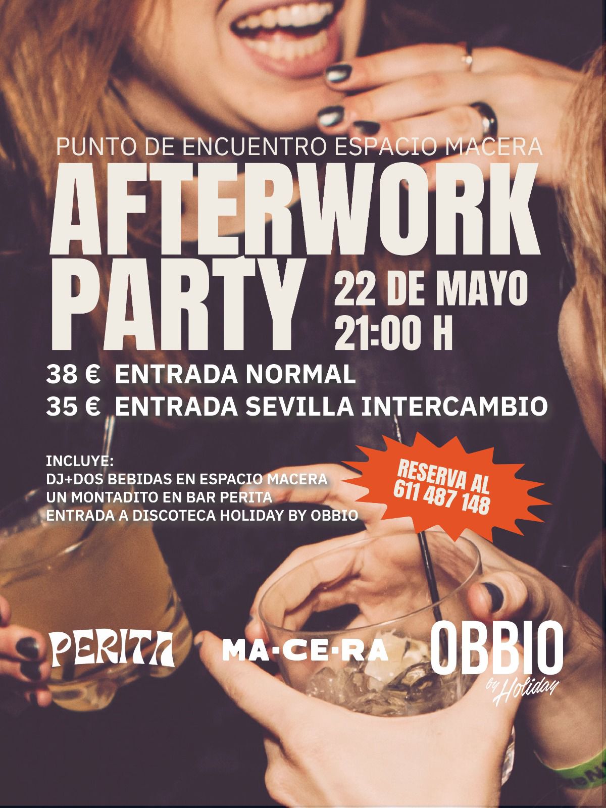 Afterwork party Sevilla mayo 2026