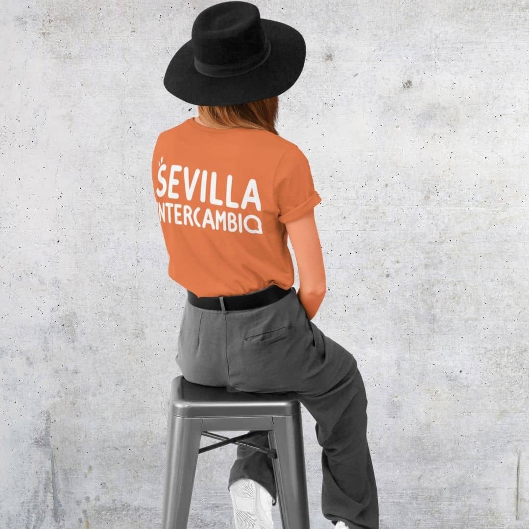 camiseta sevilla intercambio naranja