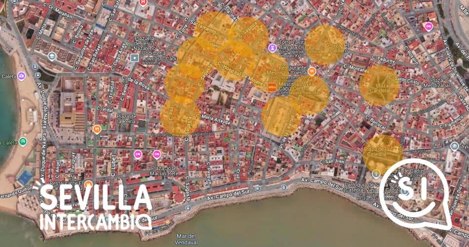 viaje carnavales cádiz mapa actuaciones chirigotas callejeras